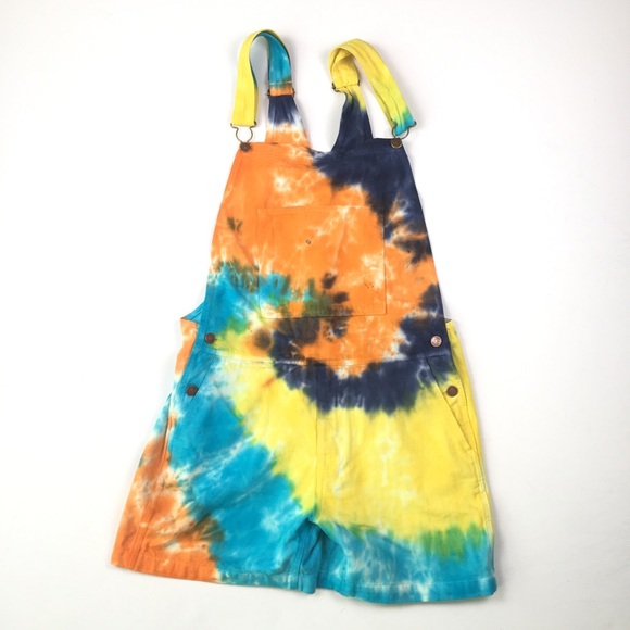 tie dye overalls mens